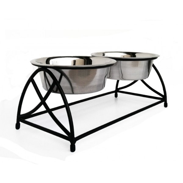 double dog bowl stand